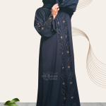design No, #002  "bridal collection" polyester Nida Abaya"
