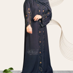 design No, #002  "bridal collection" polyester Nida Abaya"